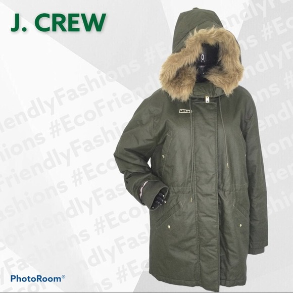 J.Crew Perfect winter parka eco-friendly PrimaLoft - Picture 2 of 8